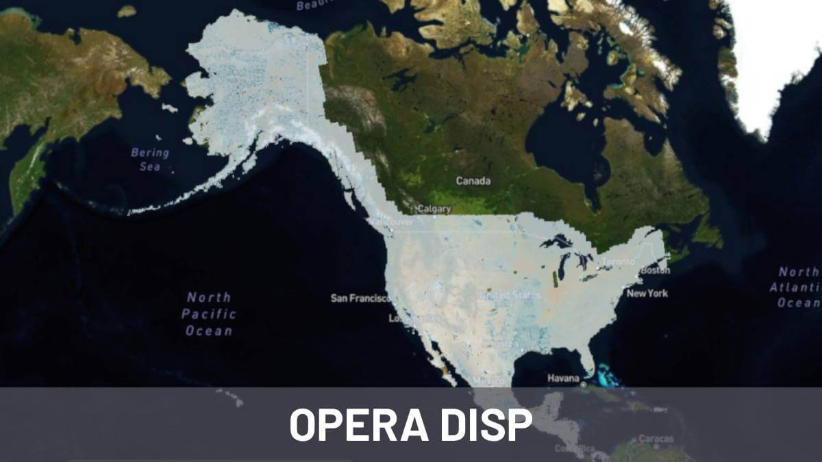OPERA DISP: Satellite Data for Ground Deformation Monitoring and Analysis