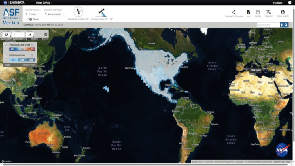 ASF Vertex: Visualizing Sentinel-1 Data Coverage and Update Frequency