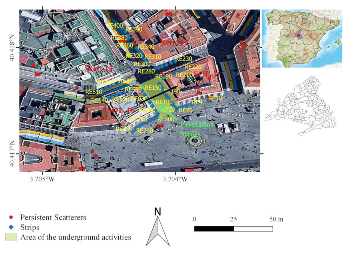 InSAR Monitoring of Puerta del Sol During the Metro Station Enlargement