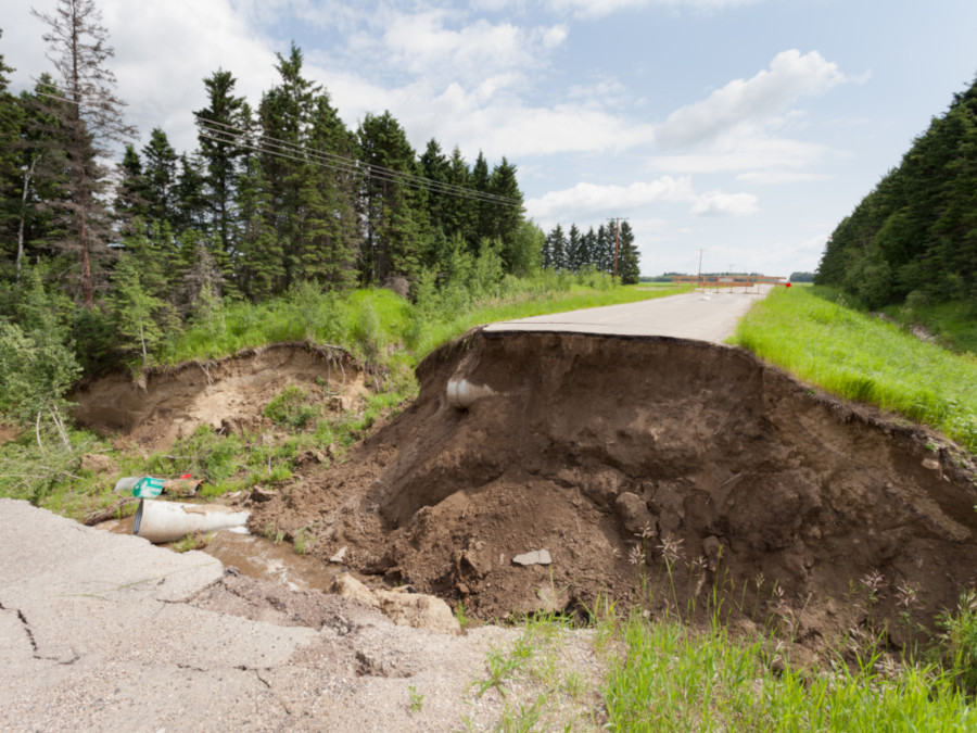 Detect sinkholes early with InSAR.