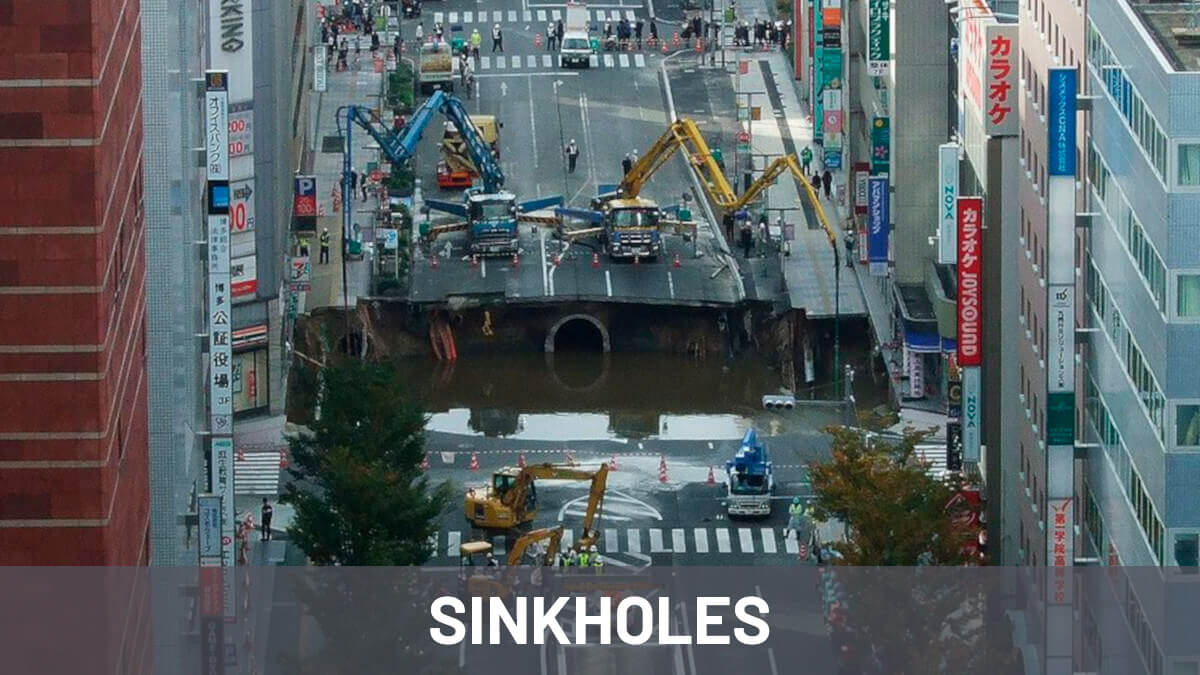 Sinkholes: What They Are, What Causes Them, Associated Risks, and Prevention Using InSAR Satellite Technology