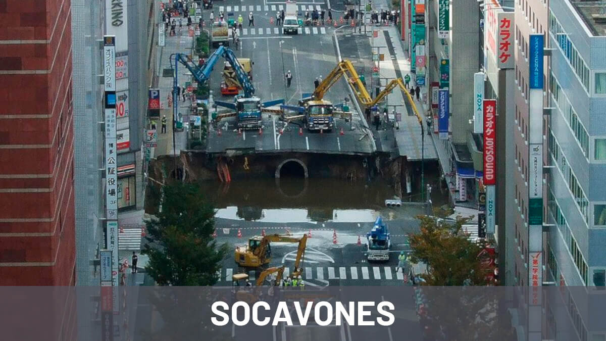 Socavones, qué son, por que se producen, cuáles son sus características y riesgos asociados